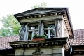 Dachgaube mit Karyatiden am alten Bauernhaus - Alt-Mariendorf in Berlin-Mariendorf