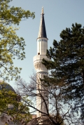 ?ehitlik-Moschee Columbiadamm Minarett